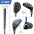 PGA TOUR® Juniors Right Handed Blue Golf Club Set by Golfgen® for Player Heights 4'8" - 5'3" | Complete Junior Golf Club Set
