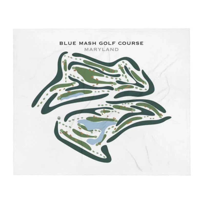 Blue Mash Golf Course, Maryland - Printed Golf Courses
