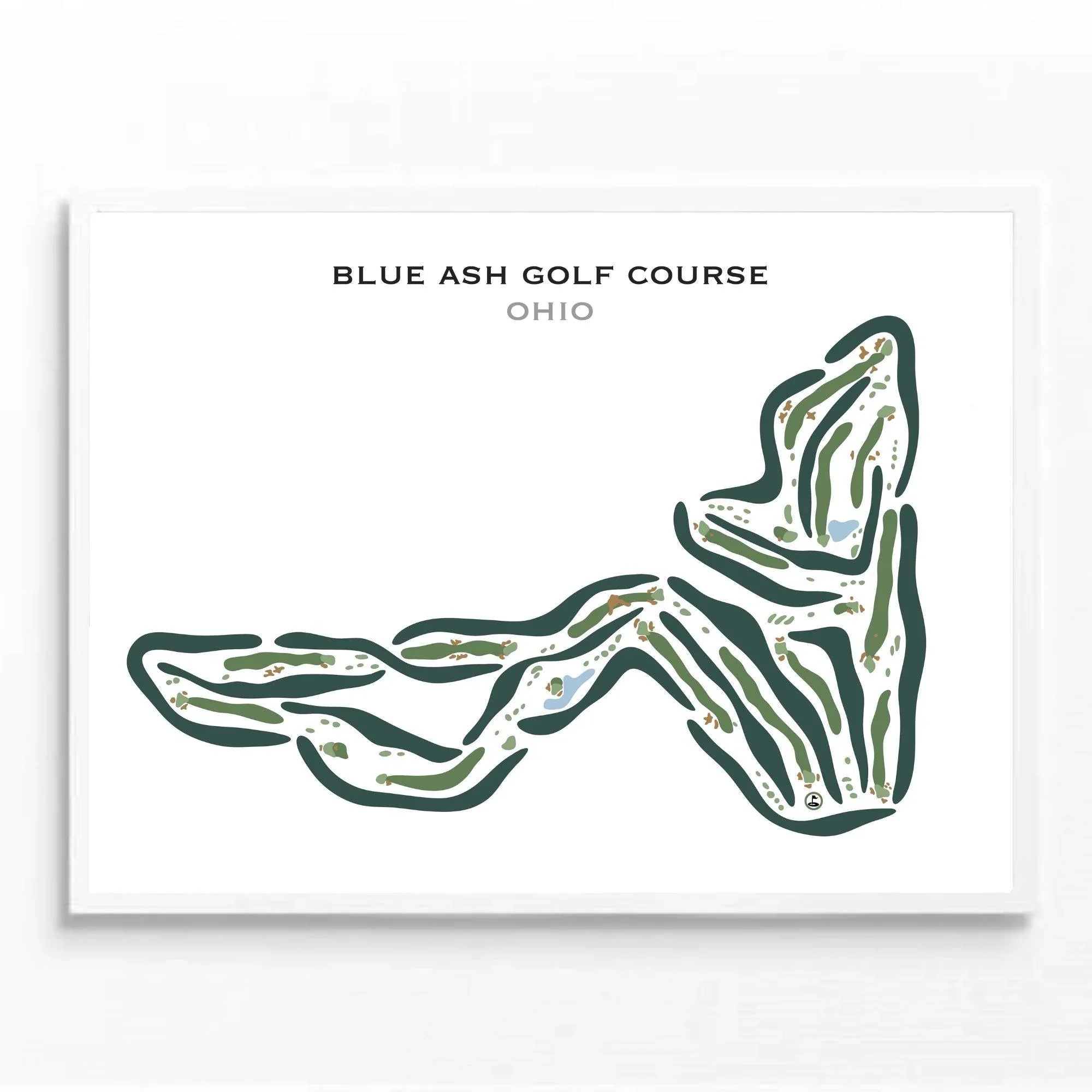 Blue Ash Golf Course, Ohio - Printed Golf Courses