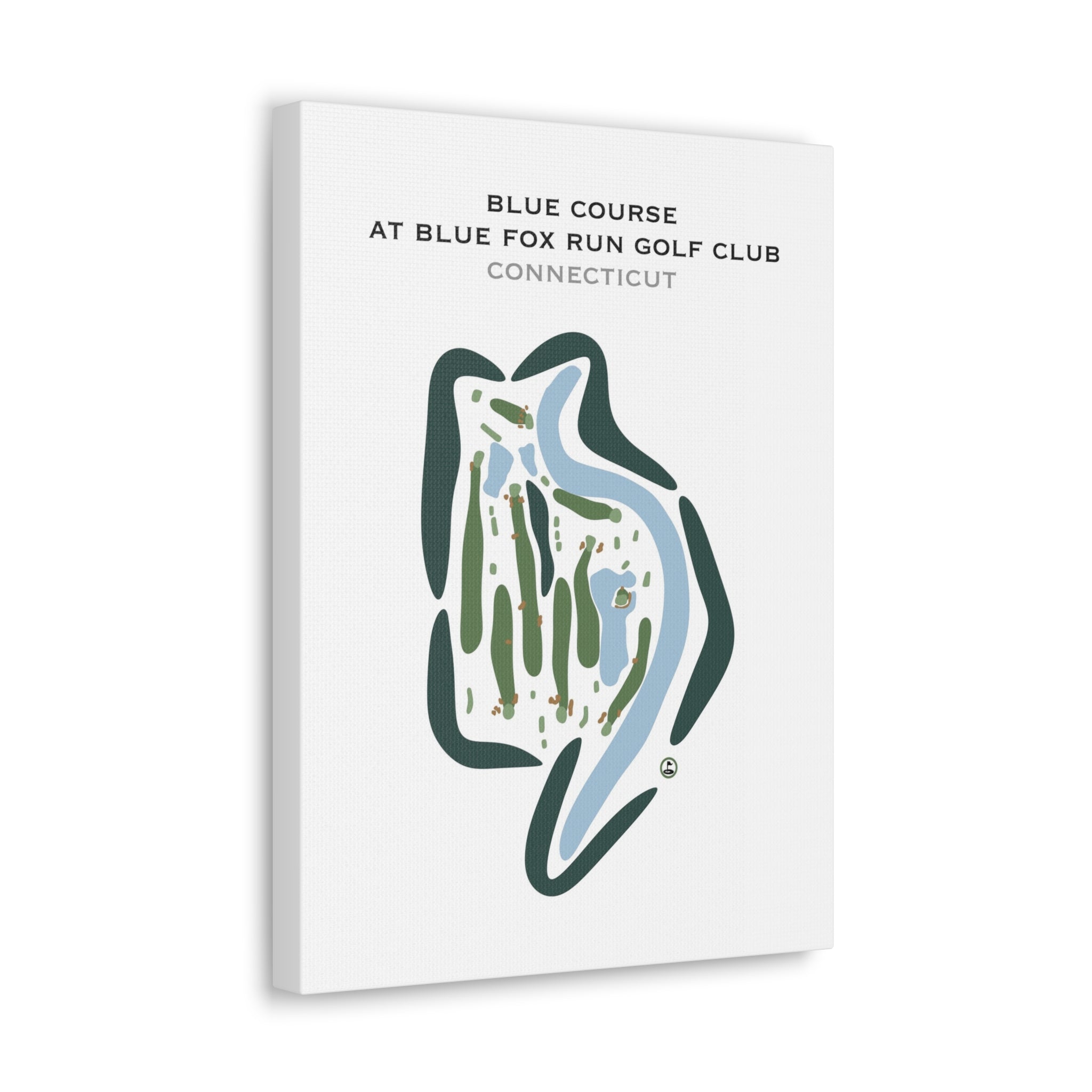 Blue Course at Blue Fox Run Golf Club, Florida - Printed Golf Courses