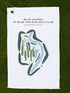Blue Course at Blue Fox Run Golf Club, Florida - Printed Golf Courses