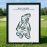 Blue Course at Dallas Athletic Club, Texas - Printed Golf Courses