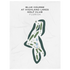 Blue Course at Highland Lakes Golf Club, Florida - Printed Golf Courses