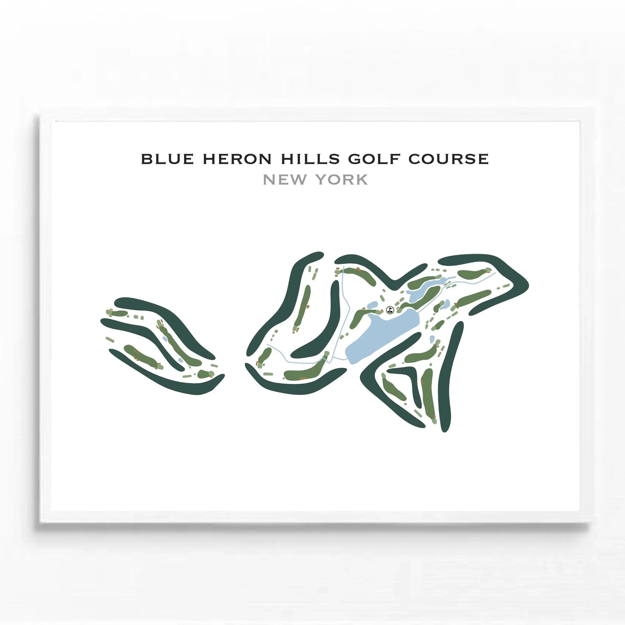 Blue Heron Hills Golf Course, New York - Printed Golf Courses