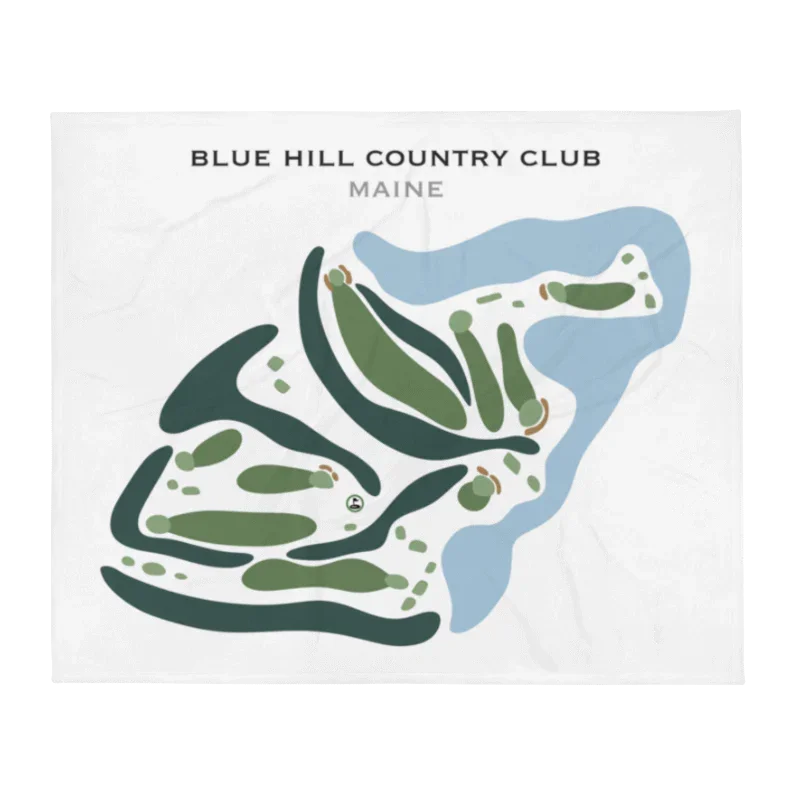 Blue Hill Country Club, Maine - Printed Golf Courses