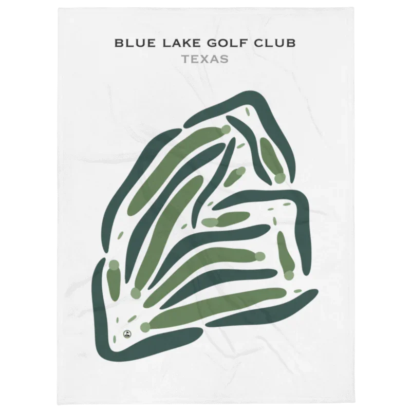 Blue Lake Golf Club, Texas - Printed Golf Courses