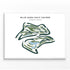 Blue Mash Golf Course, Maryland - Printed Golf Courses