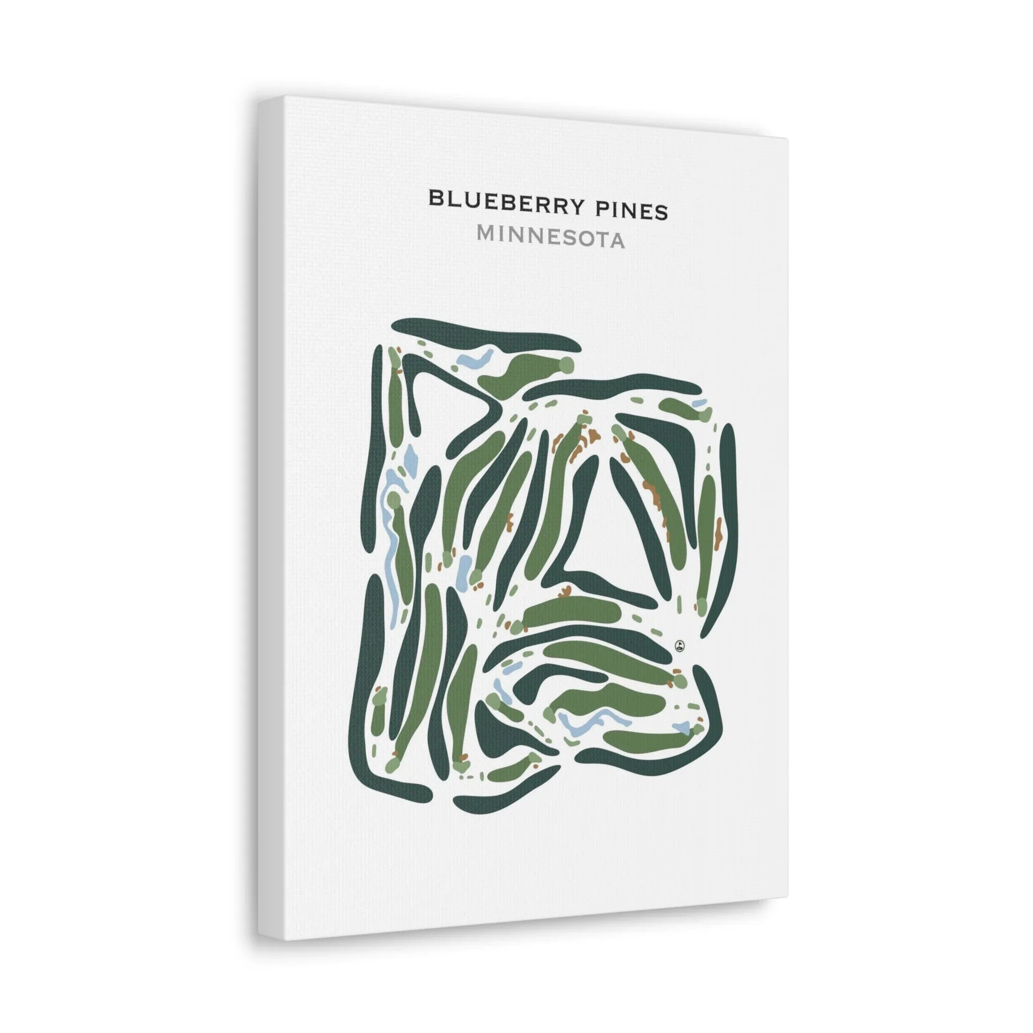 Blueberry Pines Golf Course, Minnesota - Printed Golf Course
