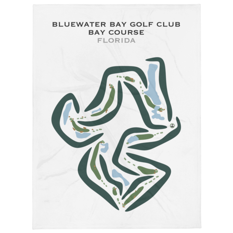 Bluewater Bay Golf Club - Bay Course, Florida - Printed Golf Courses