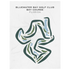 Bluewater Bay Golf Club - Bay Course, Florida - Printed Golf Courses