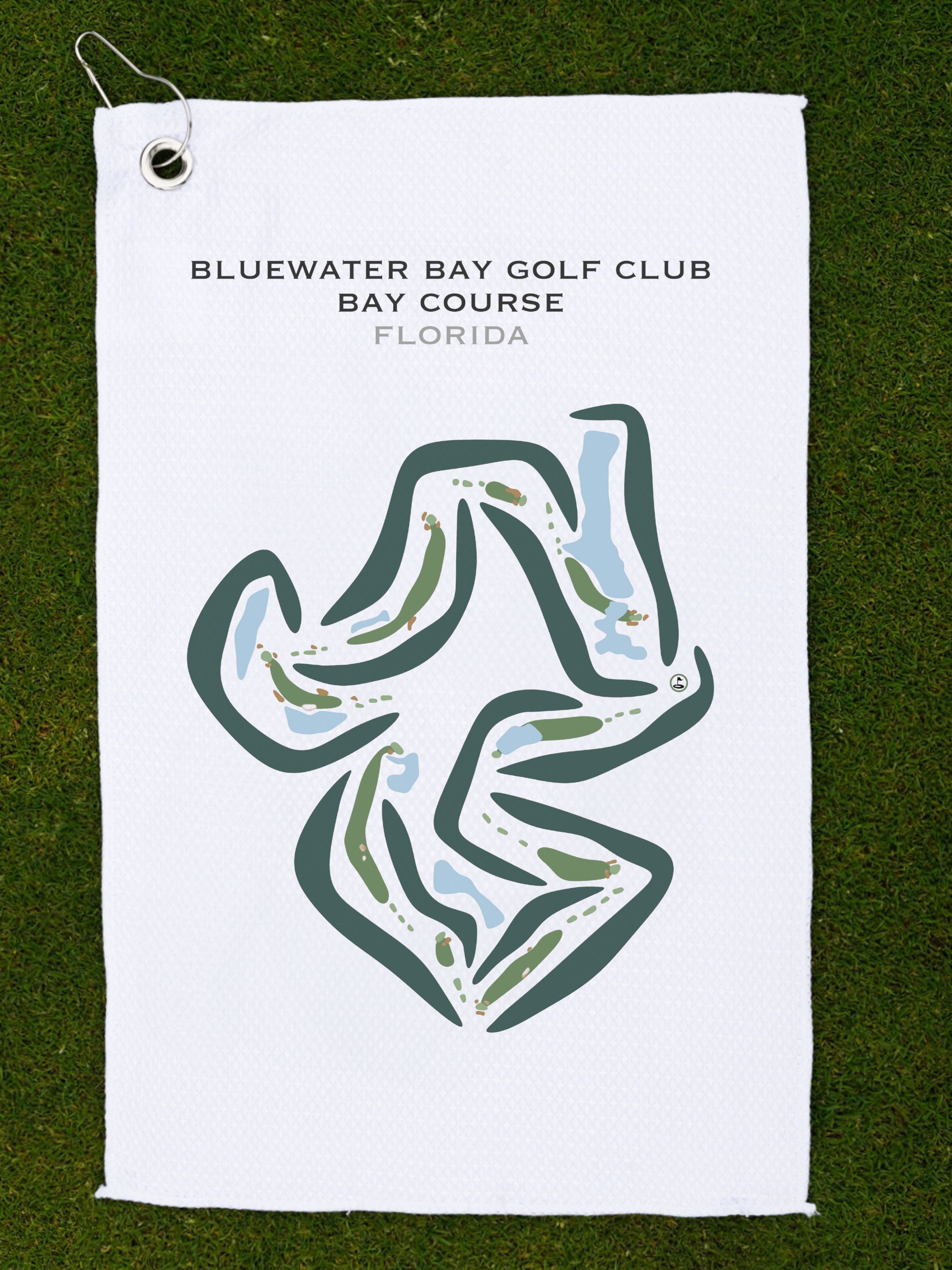 Bluewater Bay Golf Club - Bay Course, Florida - Printed Golf Courses