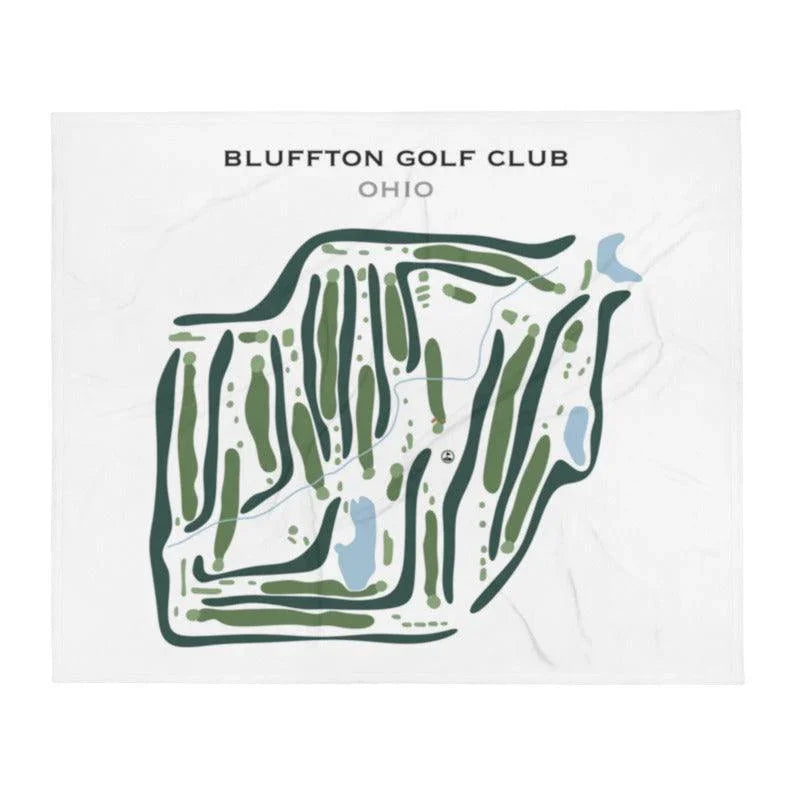 Bluffton Golf Club, Ohio - Printed Golf Course