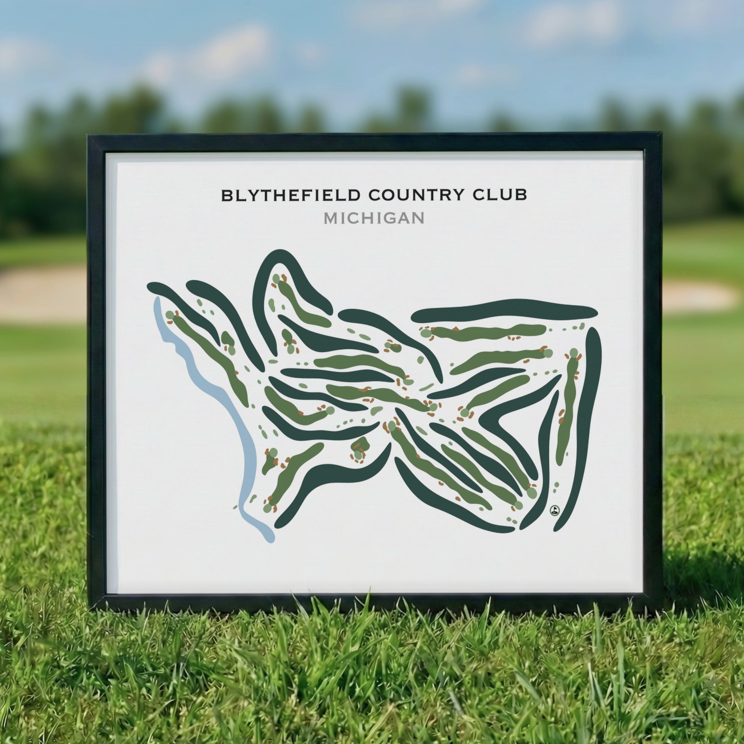 Blythefield Country Club, Michigan - Printed Golf Courses