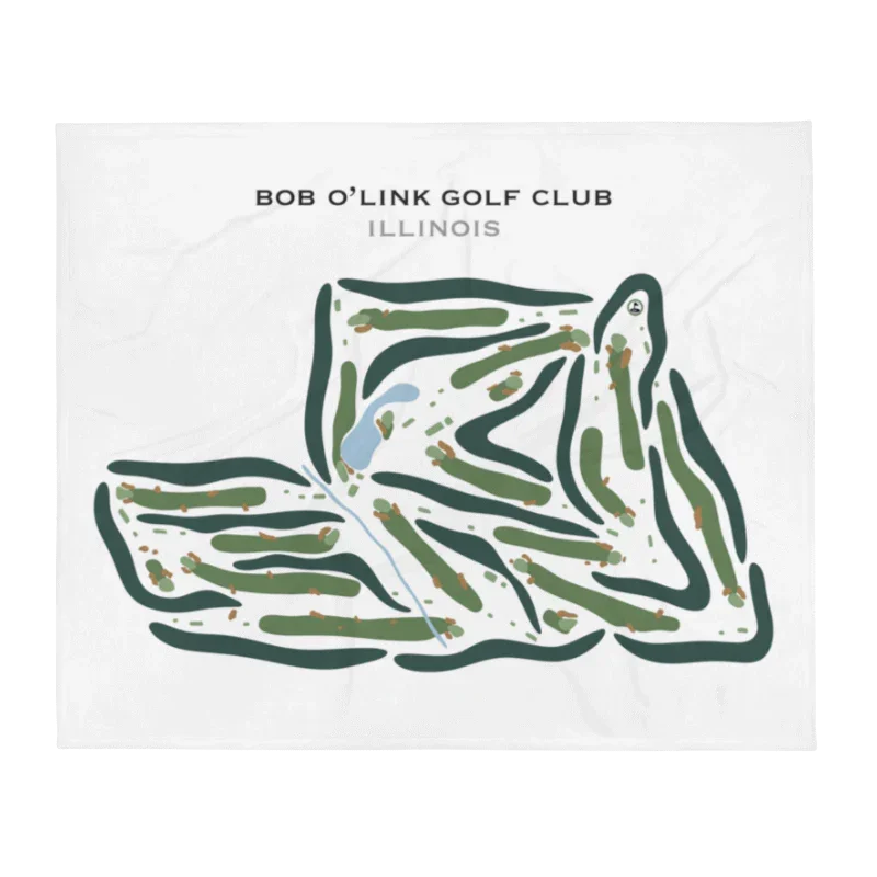 Bob O'Link Golf Club, Illinois - Printed Golf Courses