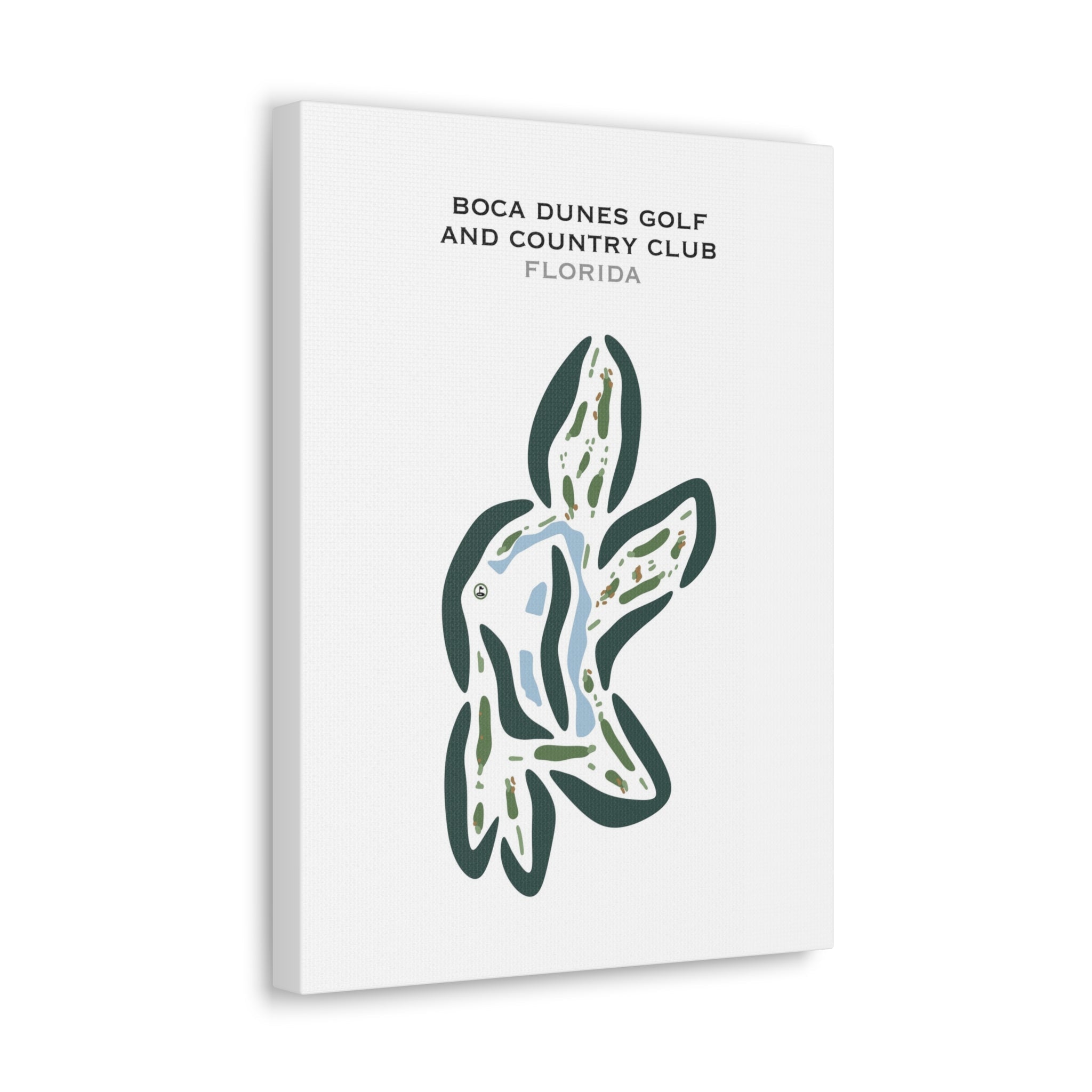 Boca Dunes Golf & Country Club, Florida - Printed Golf Courses