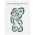 Boca Greens Country Club, Florida - Printed Golf Courses