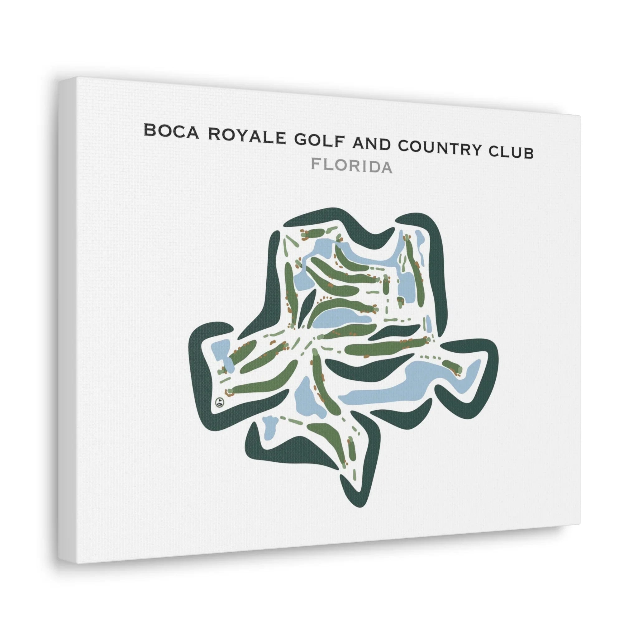 Boca Royale Golf & Country Club, Florida - Printed Golf Courses