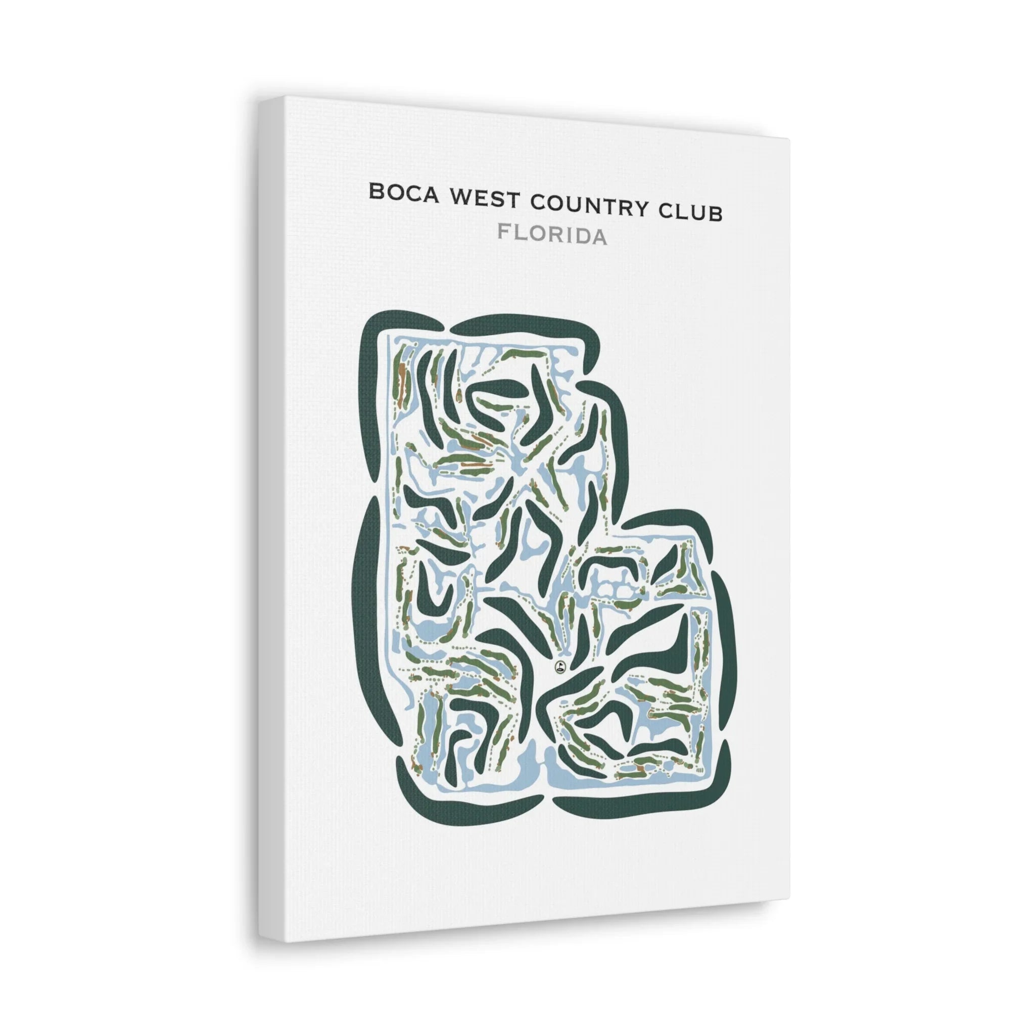 Boca West Country Club, Florida - Printed Golf Course