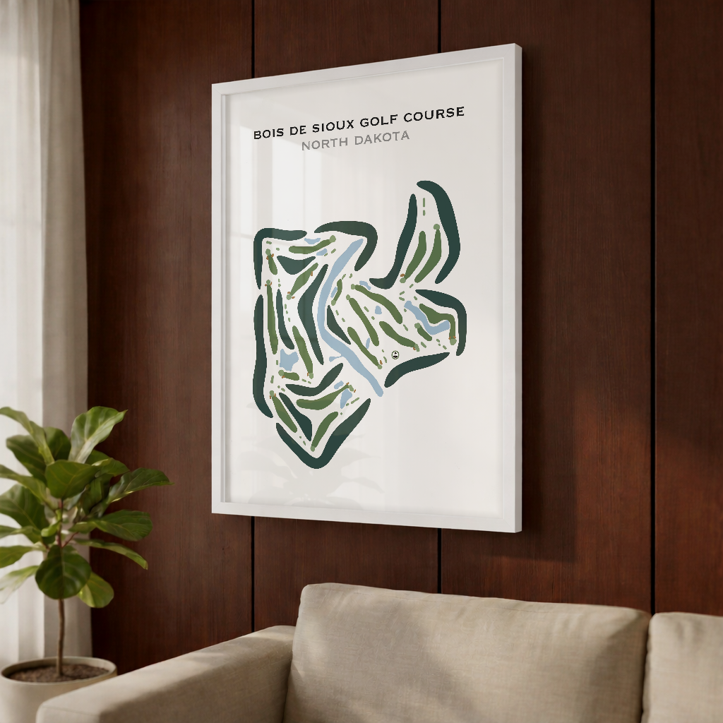 Bois de Sioux Golf Course, North Dakota - Printed Golf Courses
