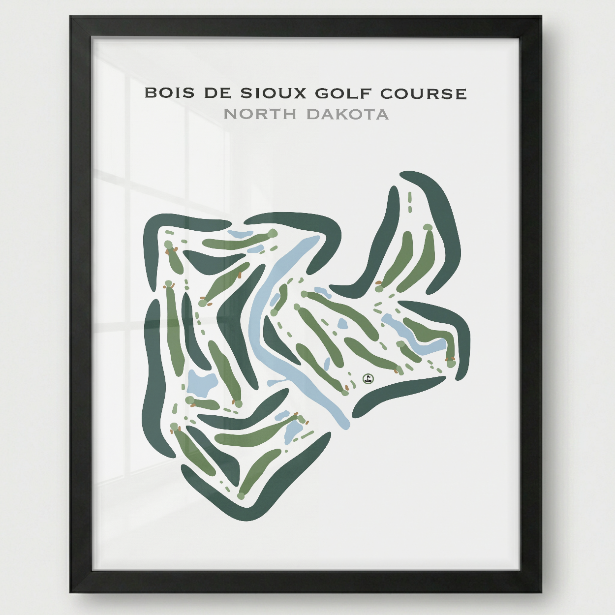 Bois de Sioux Golf Course, North Dakota - Printed Golf Courses
