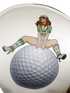 Bombs Away! Embroidered Pinup Driver Headcover by ReadyGOLF