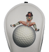 Bombs Away! Embroidered Pinup Hybrid Headcover by ReadyGOLF