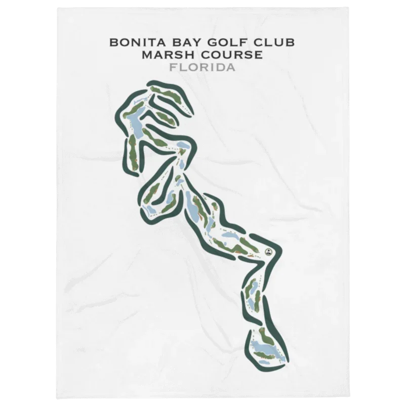 Bonita Bay Golf Club - Marsh Course, Florida - Printed Golf Courses