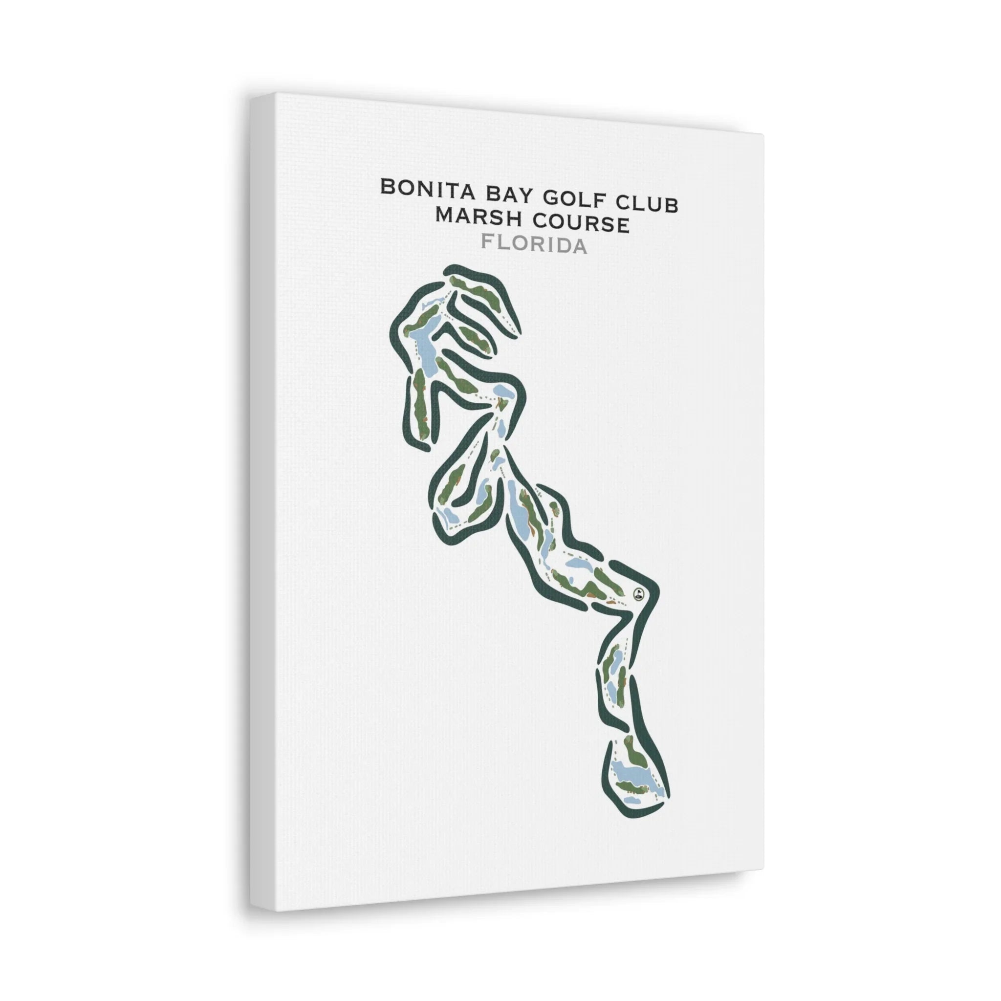 Bonita Bay Golf Club - Marsh Course, Florida - Printed Golf Courses
