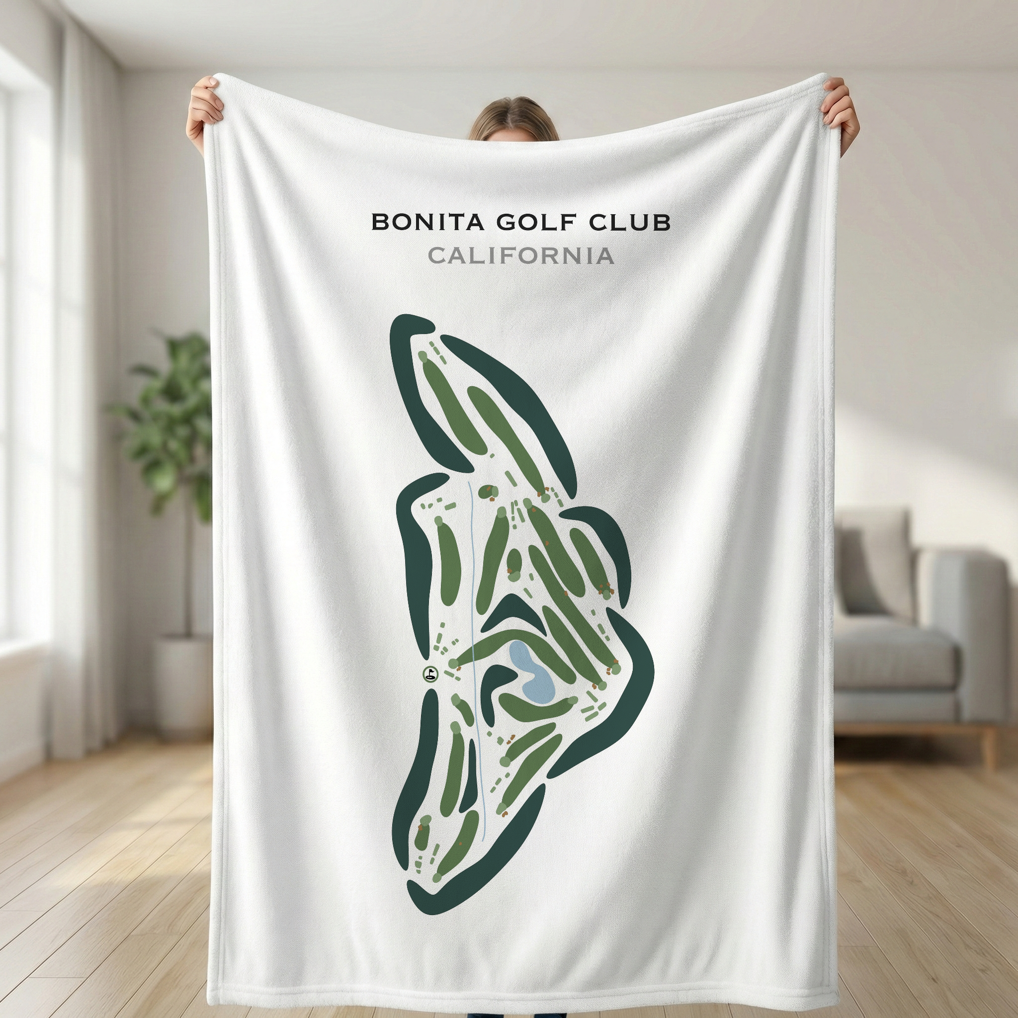 Bonita Golf Club, California - Printed Golf Courses