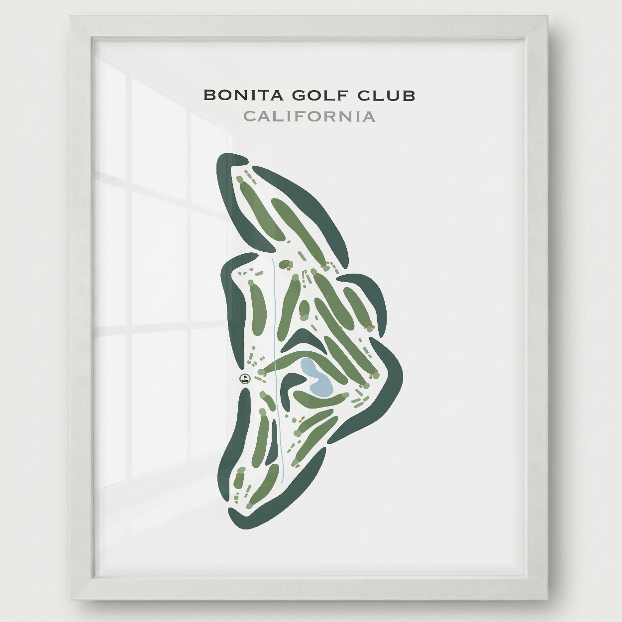 Bonita Golf Club, California - Printed Golf Courses