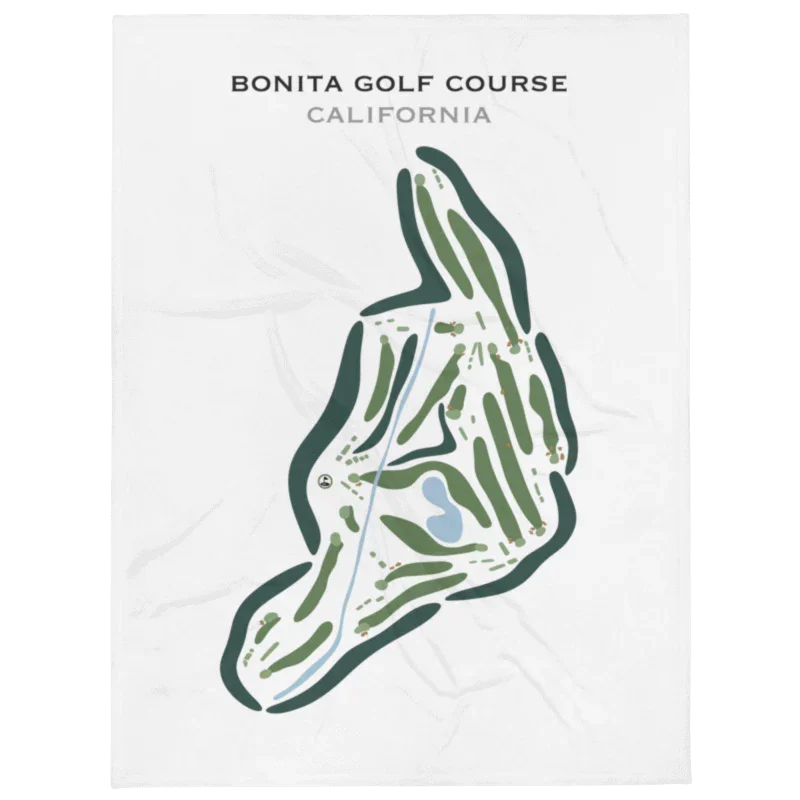 Bonita Golf Course, California - Printed Golf Courses