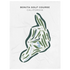 Bonita Golf Course, California - Printed Golf Courses