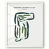 Booker Country Club, Texas - Printed Golf Courses