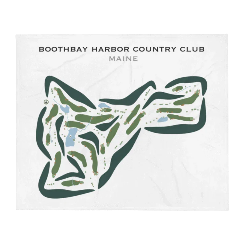 Boothbay Harbor Country Club, Maine - Printed Golf Courses