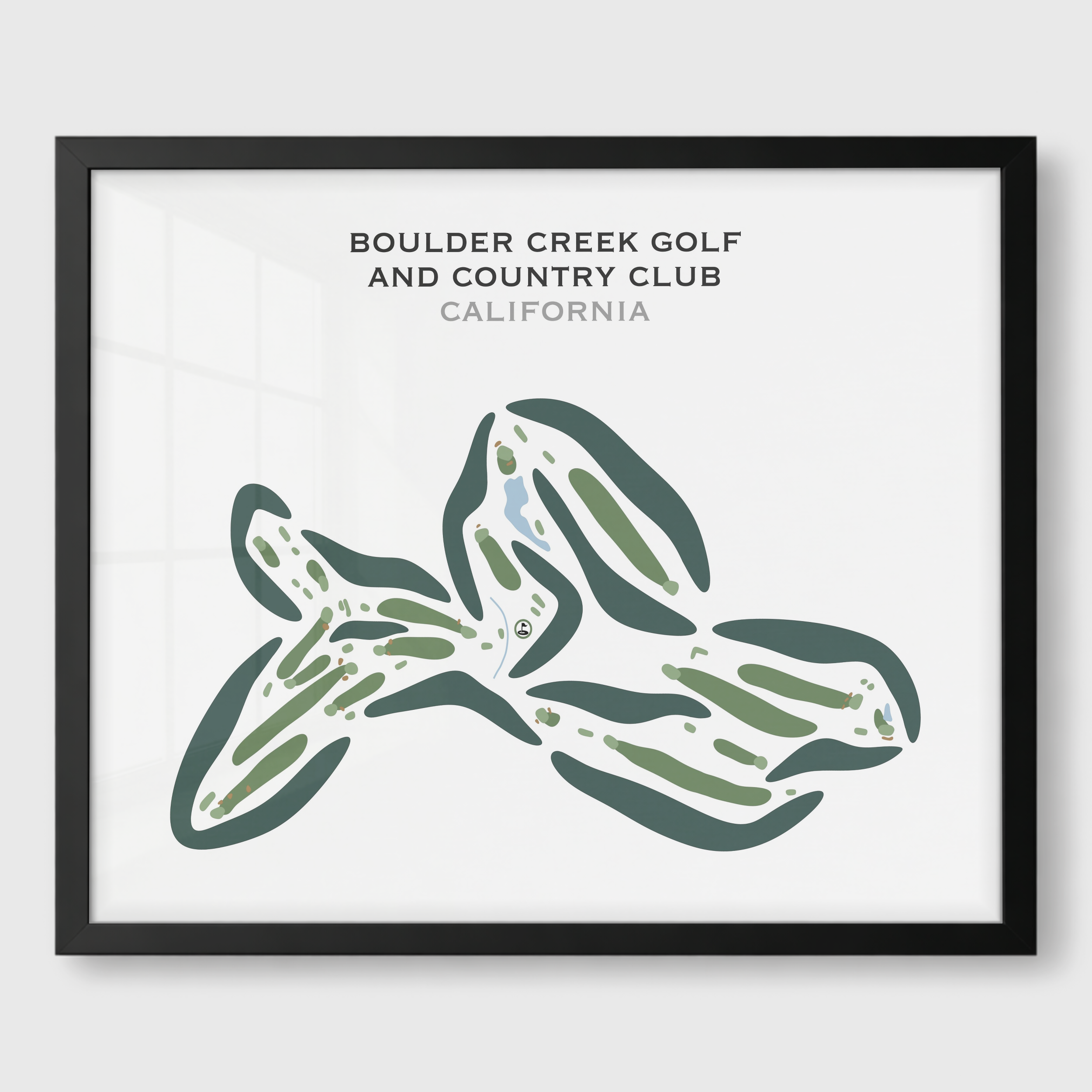 Boulder Creek Golf & Country Club, California - Printed Golf Courses