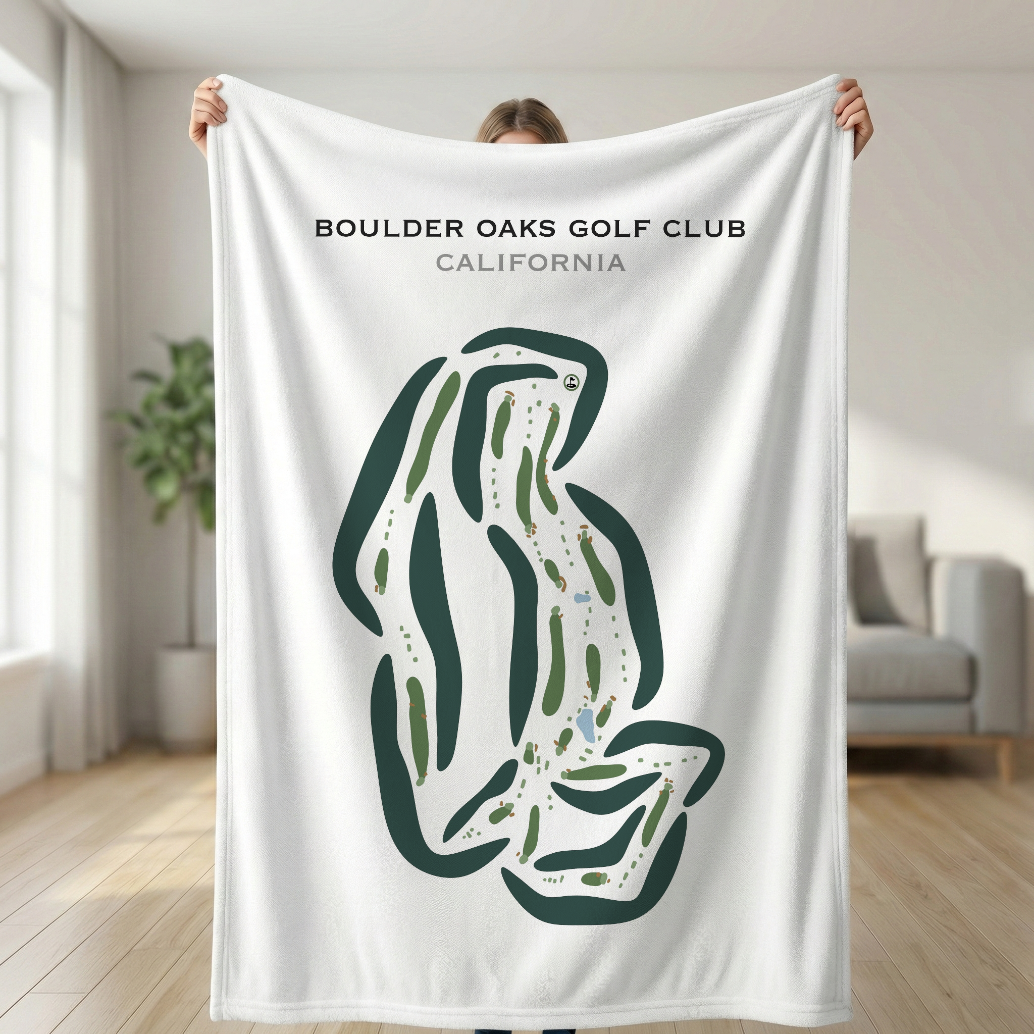 Boulder Oaks Golf Club, California - Printed Golf Courses