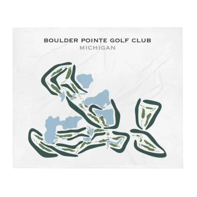 Boulder Pointe Golf Club, Michigan - Printed Golf Courses