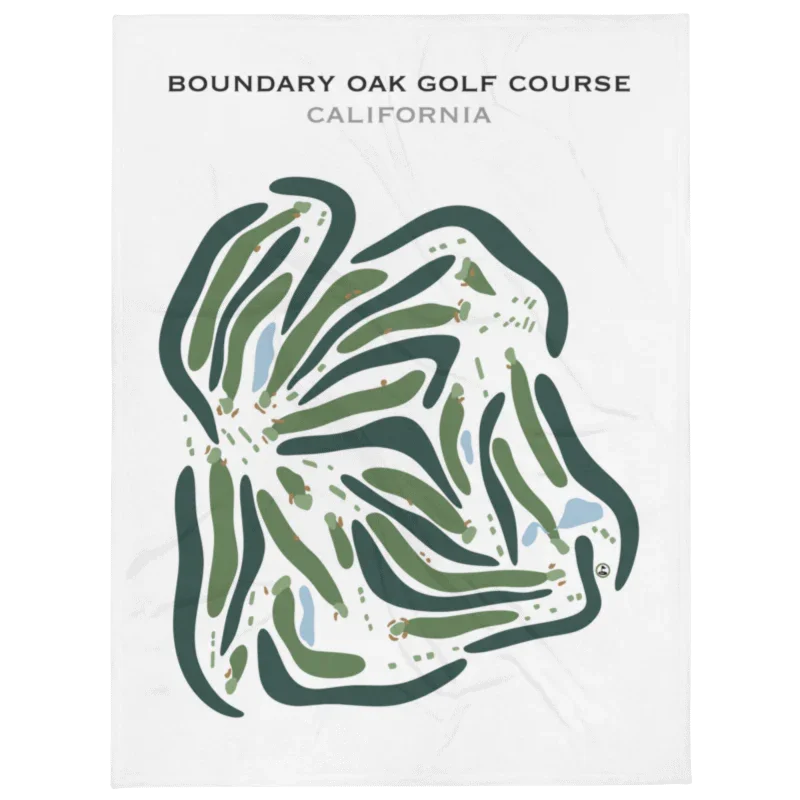 Boundary Oak Golf Course, California - Printed Golf Courses