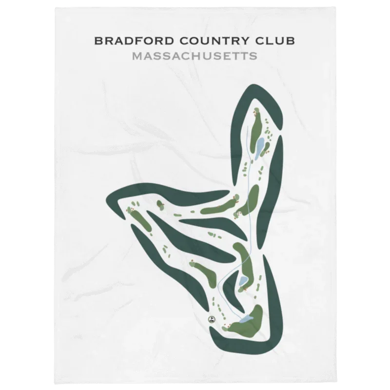 Bradford Country Club, Massachusetts - Printed Golf Courses