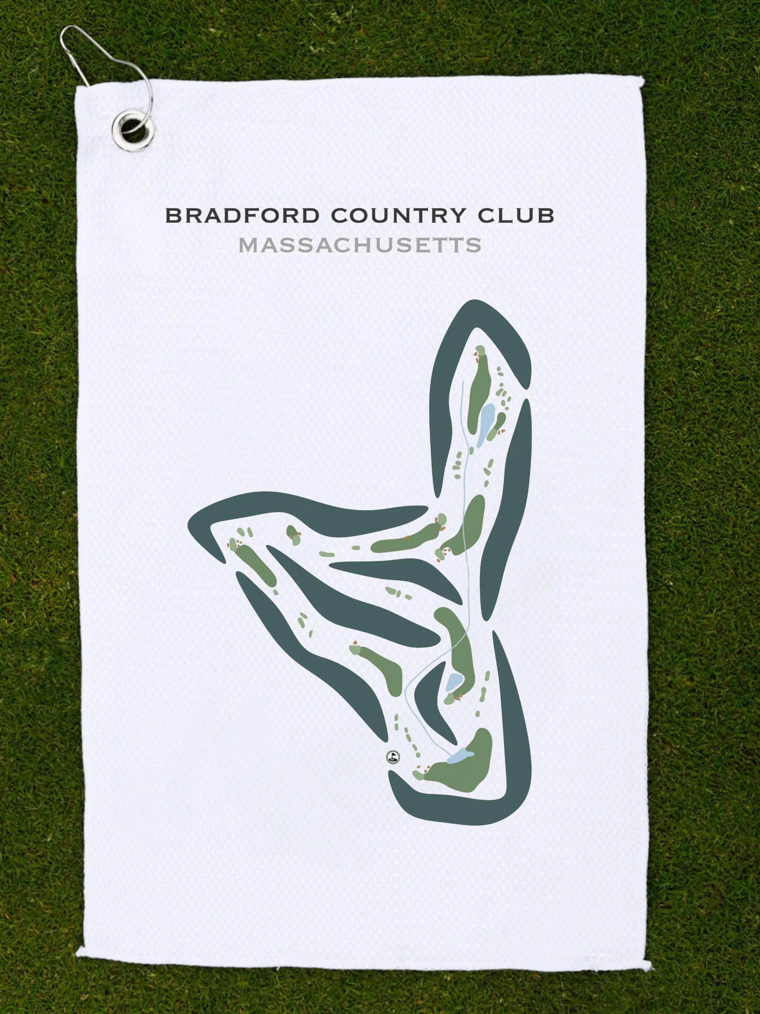 Bradford Country Club, Massachusetts - Printed Golf Courses
