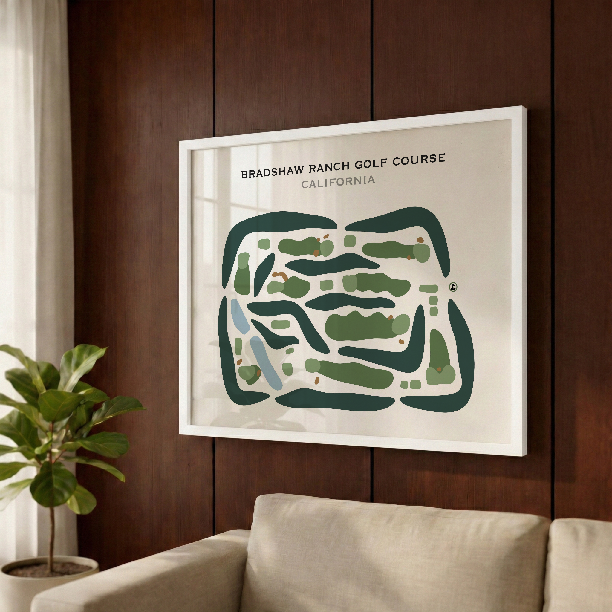 Bradshaw Ranch Golf Course, California - Printed Golf Courses
