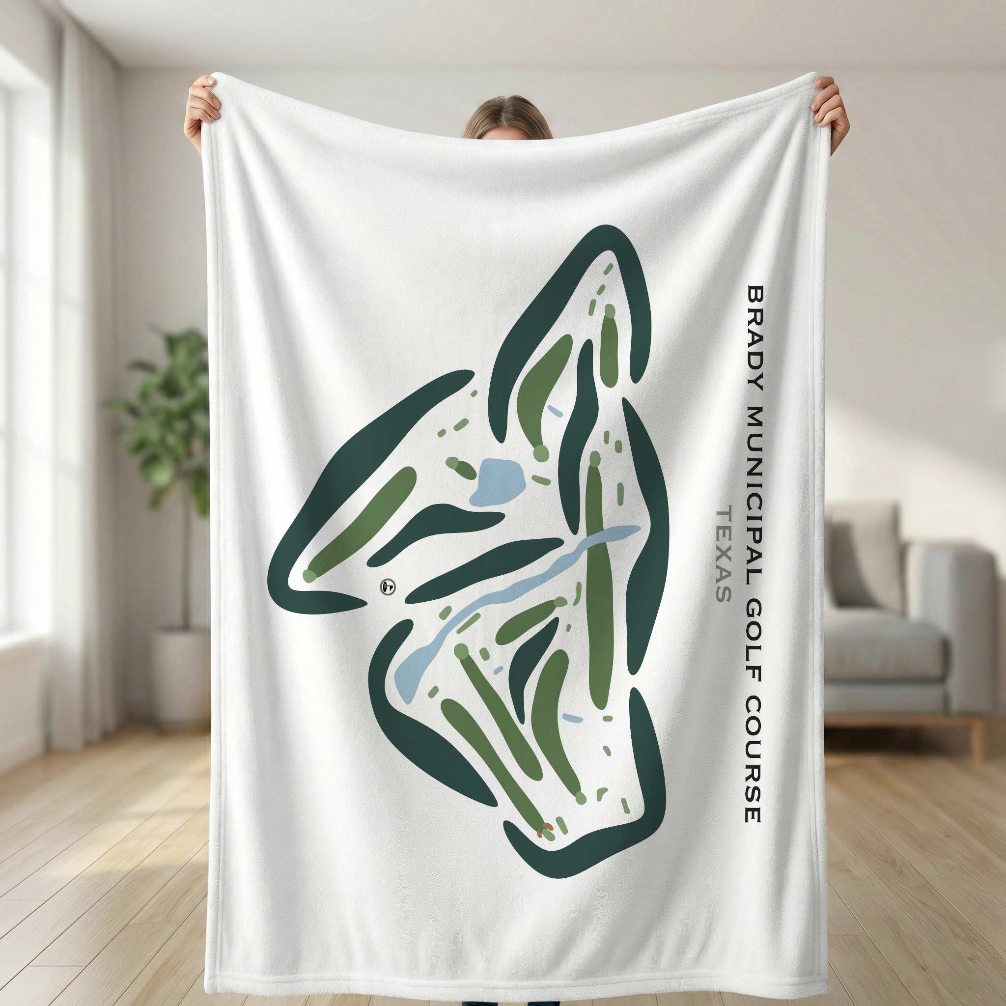 Brady Municipal Golf Course, Texas - Printed Golf Courses