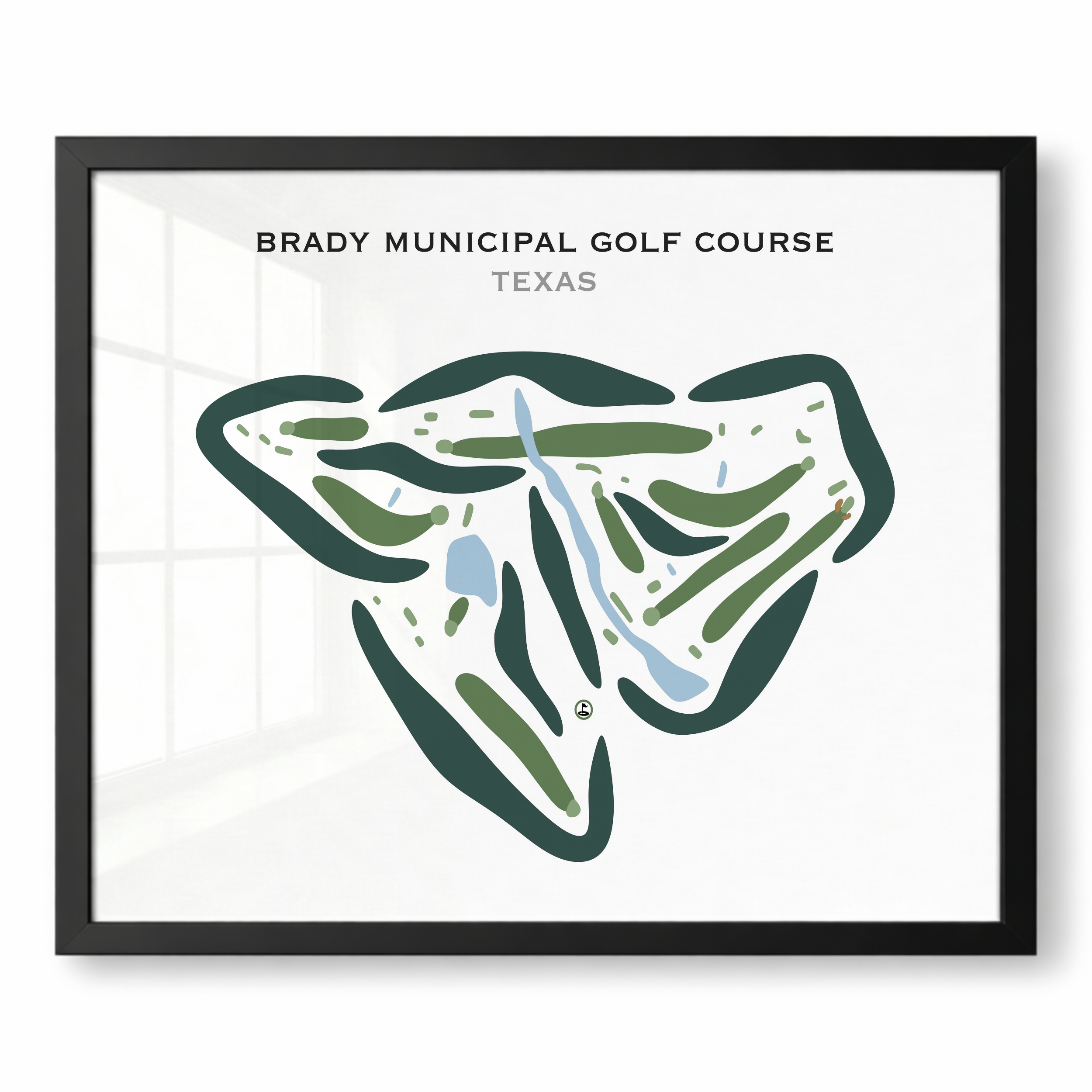Brady Municipal Golf Course, Texas - Printed Golf Courses