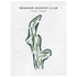 Braemar Country Club, New York - Printed Golf Course