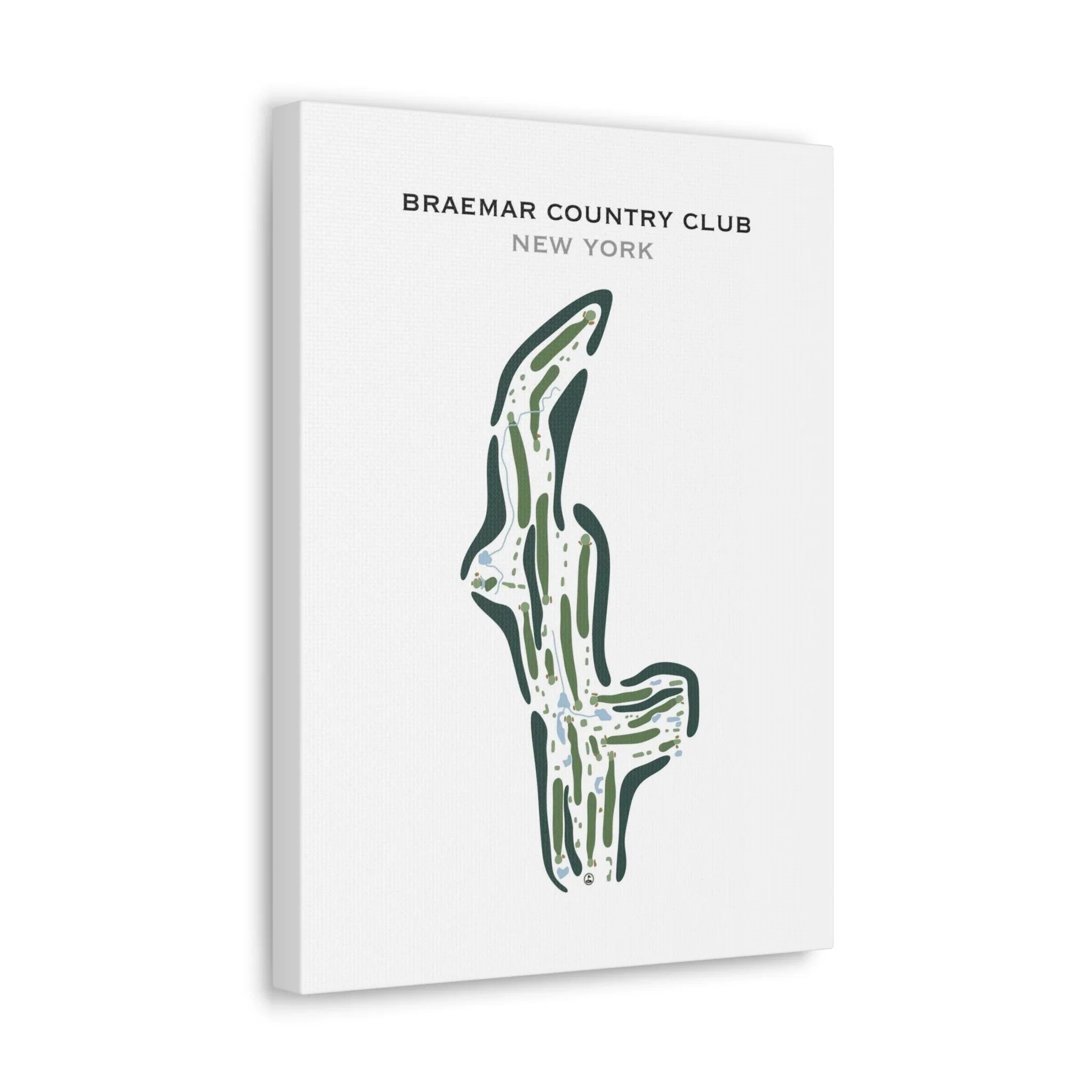 Braemar Country Club, New York - Printed Golf Course