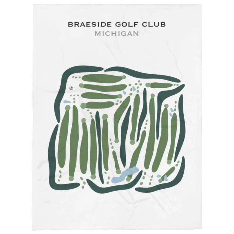 Braeside Golf Club, Michigan - Printed Golf Courses
