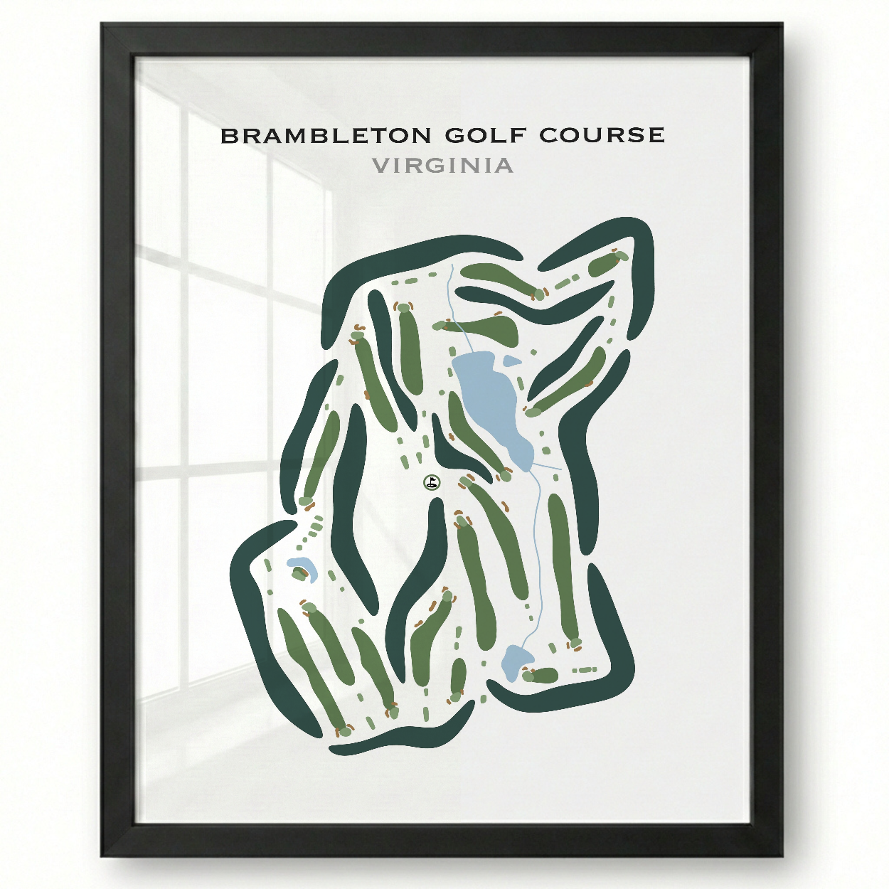Brambleton Golf Course, Virginia - Printed Golf Courses