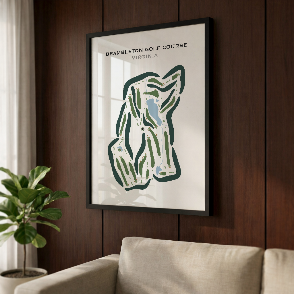 Brambleton Golf Course, Virginia - Printed Golf Courses