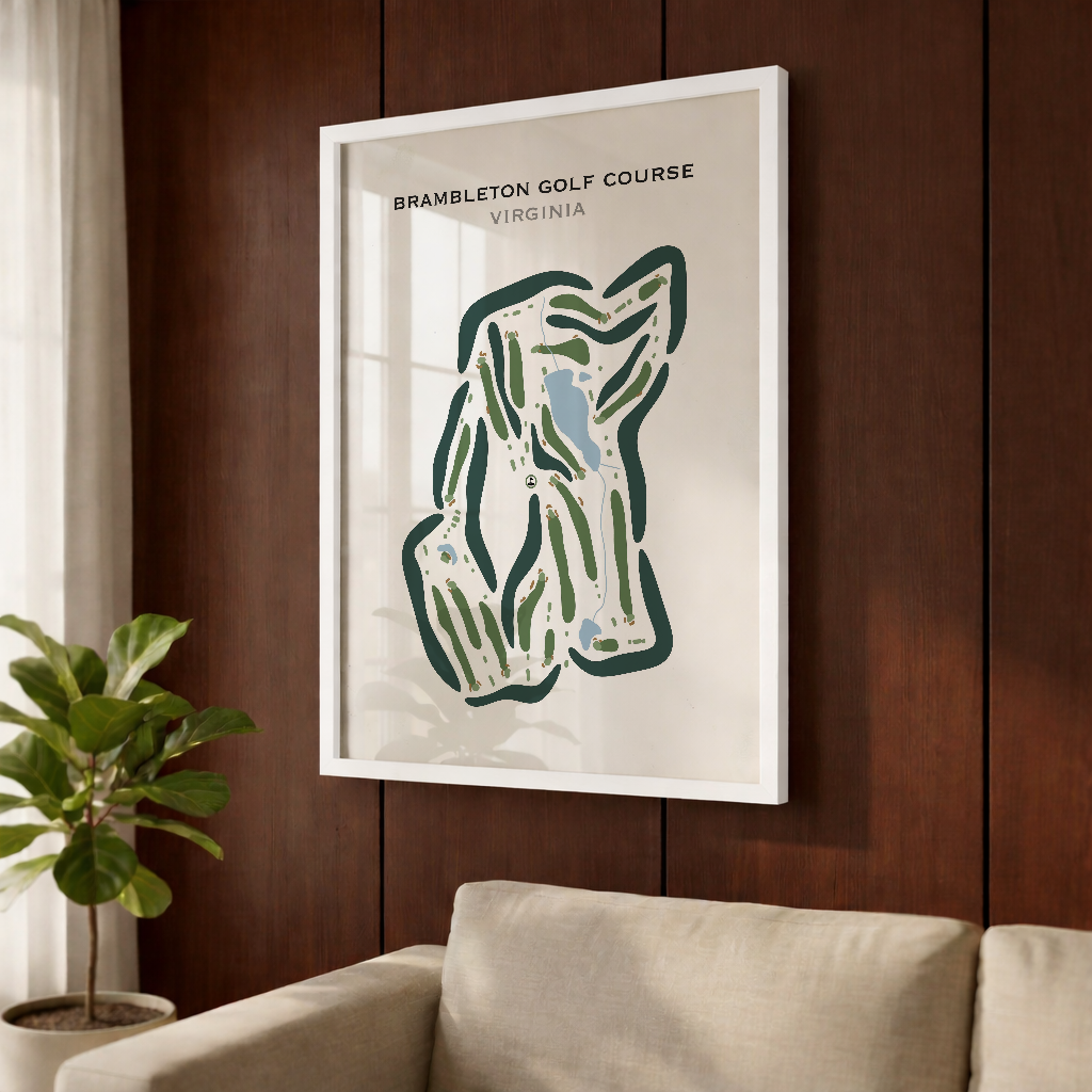 Brambleton Golf Course, Virginia - Printed Golf Courses