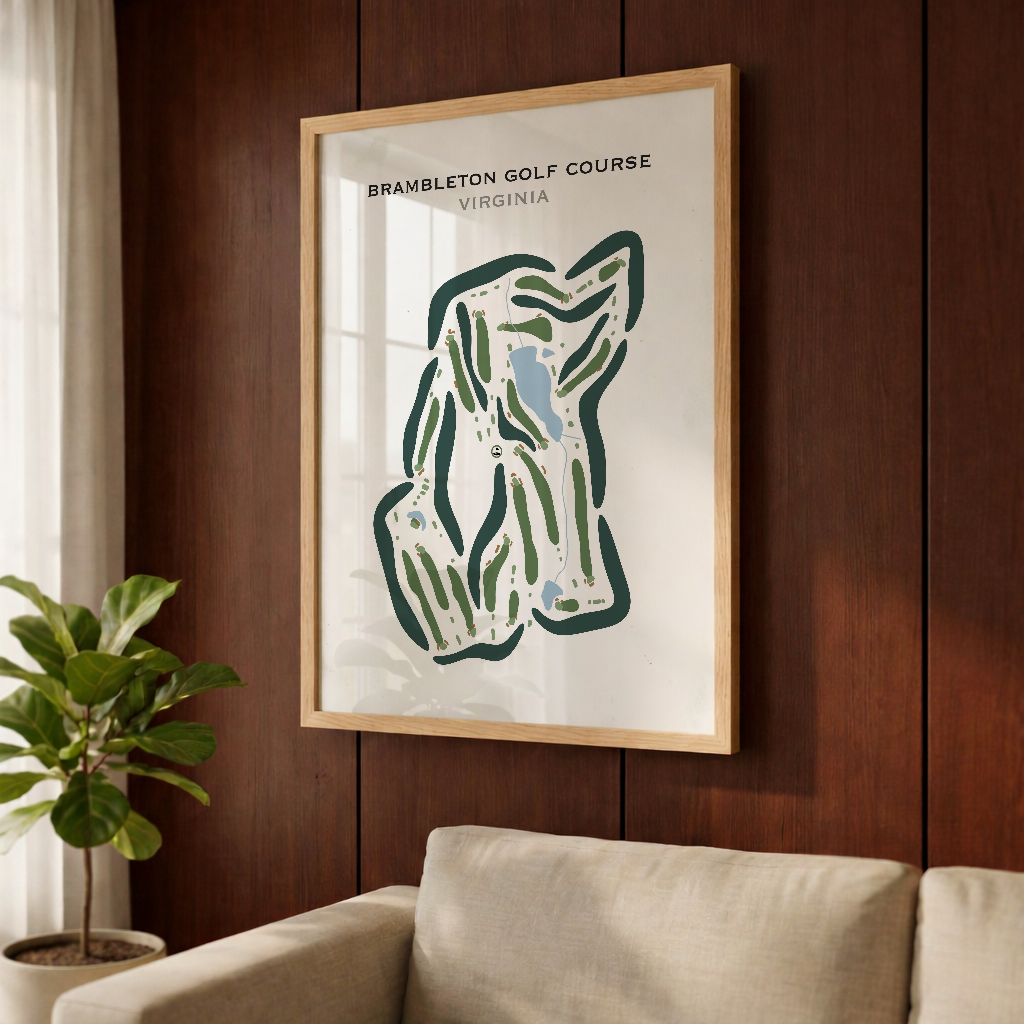 Brambleton Golf Course, Virginia - Printed Golf Courses